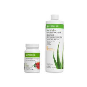 Herbal Beverage Tea  & Aloe Mango Combo