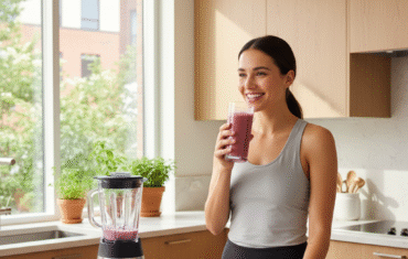 Light & Bright Holiday Breakfasts: Festive Berry Shake